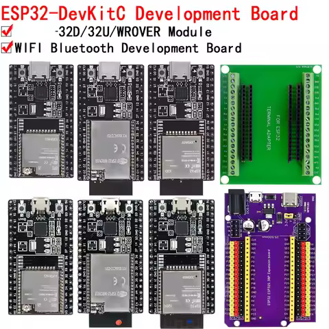 ESP32-DevKitC core board ESP32 development board ESP32-32D ESP32-32U WIFI+Bluetooth-compatible IoT N