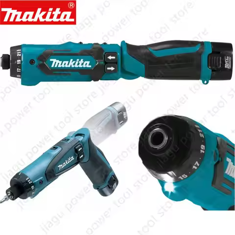 Cordless Electric Screwdriver 7.2V DF012DZ Makita Lithium Multiunctional Small Handheld Foldable Com