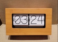 日式木框翻頁時鐘