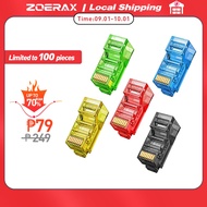 ZoeRax RJ45 Cat6 Pass Through Connector EZ Crimp Modular Plug for Solid/Stranded UTP Network Cable
