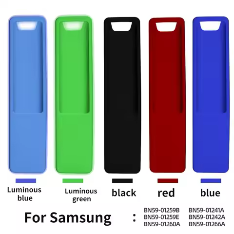1Pc TV Protective Case Silicone Remote Control Protective Cover for Samsung BN59-01259B BN59-01260A 