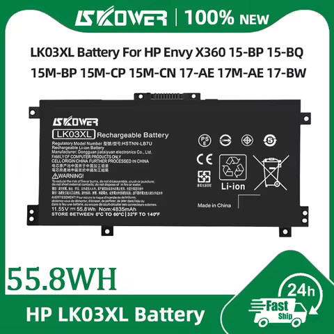HP Battery 15-bp003tx SKOWER LK03XL Battery For HP Envy X360 15-bp003tx 15-bq001na 15-cn0001tx 15m-c