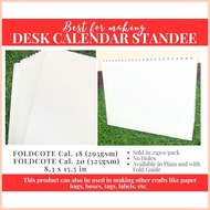 ⚽︎ ๑ ♒ Solid Foldcote #18 Foldcote #20 Calendar Standee with Fold Guide Calendar Stand Calendar Boa