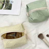 GOG Mini Simplicity Cute Square Makeup Bag Sweet Fashion Earphone Lipstick Bag Large Capacity Portab