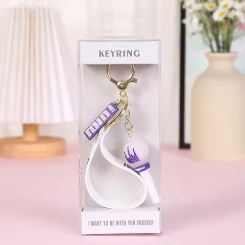 Total Link Idols GOT7 Keychain SUJU IDLE MINI Lightstick Pendant Keyring Keychains Key Ring Accessor