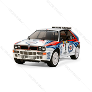 TAMIYA 1/10 R/C 4WD Lancia Delta Integrale (TT-02 Chassis) 58570 58570A