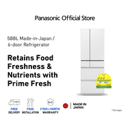 Panasonic Premium Made in Japan MIJ 6-Door Refrigerator NR-F603GT-WS