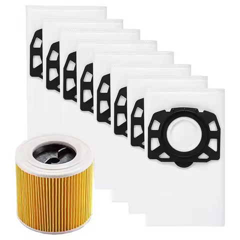 A44F-KFI 357 Vacuum Cleaner Bags For Karcher WD2 Plus / WD3 / WD3 Battery / SE 4001 / SE 4002 /Dry V