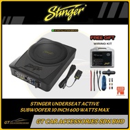 STINGER 10 INCH UNDERSEAT ACTIVE SUBWOOFER 600 WATTS MAX