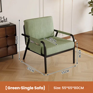 Sofa with Cushion 1-3 Seaters Sofa Chair Soft Nordic Sofa Bed iron Sala Set