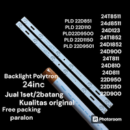 backlight backlight tv polytron 24inc 1sett (2baris) original