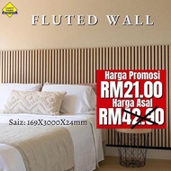Fluted Wood Panel 2900MM x 169MM x 24MM WPC Panel Fluted Wall Panel Wall Panel Board