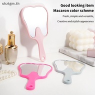 SHZTGM Tooth Shaped Dental Mouth Mirror, Unbreakable Plastic Makeup Mirror - Dentist Gift