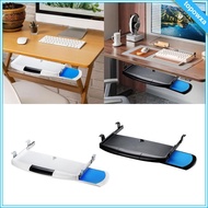 [Topowxa] Keyboard Tray under Desk, Sliding Keyboard Drawer for Typing, Keyboard Shelf Holder for Wo