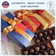 Alfredo Ribbon Box - Milk & Dark Choc with Hazelnut Paste Chocolate 225g Gift Box HALAL