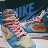 Nike SB Dunk High Papa Bear Medicom Toy BE@RBRICK 限量 絨毛 絕版 庫柏力克