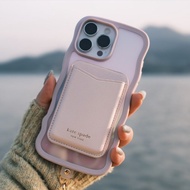 【kate spade】MagSafe 時尚卡套 櫻花粉