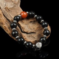 西藏天鐵天地印.西亞古珠手串(手圍17公分)