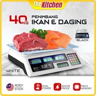 40kg Digital Food Scale Digital Scale Digital Scale Fish Scale Electronic Meat Scale