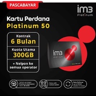 indosat pascabayar im3 Platinum 50, kouta 50x 6 bisa request nomer cantik