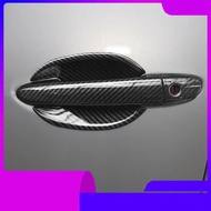 Carbon Fiber Chrome Car Door Handle Cover Decor Trim For mazda cx-5 cx5 CX 5 2012-2022 Styling Acces