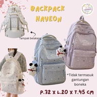 HAYEON LARGE WOMEN'S TEENAGE BACKPACK SCHOOL BAG THICK WATERPROOF BACKPACK
