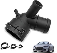 5Q0122291BL Engine Coolant Hose Connector Compatible for Audi A3 Q2 TT VW Golf Passat Tiguan EA888 M