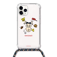 PEANUTS by SCHULZ Snoopy Good Grief 查理 掛繩手機殼 iPhone 12 Pro Max 混搭綠