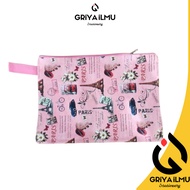 B5 Size Motif Zipper Folder (0064418)