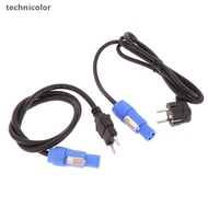 【TESG】 Moving Head Light Power Cable Plug Connector Exchange To Powercon Connector US Euro UK AU Plu