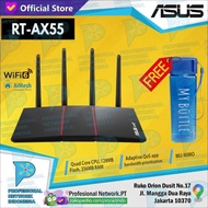 () Asus RT-AX55U AX55 Wireless Router Dual Band AiMesh WiFi 6 AX1800