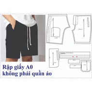 A0 B79 paper cutting - pants cutting