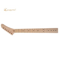 22 Fret Maple Banana Electric Guitar Neck Dot Inlay for  Parts Replacement