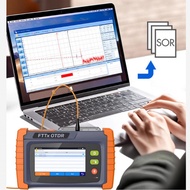 sellwell-SG OTDR Optical Fiber Tester 4.3 Inch Touch Screen Dynamic Time Domain Reflectometer 1m Bli