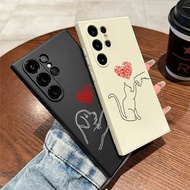 Cat Dog High Five line Pattern Phone Case For Huawei Mate 60 50 40 30 20 Pro Nova Y70 Y71 Shockproof