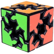 Gear Cube 2x2 New Type Magic Cube, Speed Gear Cube Education Puzzle Cube (Black)