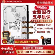 【可開發票】國行Toshiba/東芝MG08ADA800E 8TB企業級臺式機8t機械硬盤SATA
