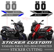 STICKER YAMAHA XMAX 2023 2024 YAMAHA XMAX CONNECTED AKSESORIS YAMAHA XMAXCONNECTED