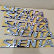 SIENTA Chrome Car Trunk Emblem Sticker