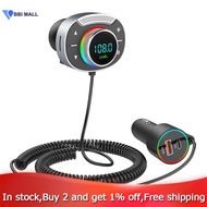 【BBI】-เครื่องส่งสัญญาณ FM Bluetooth 5.0 ในรถยนต์ PD 30W QC3.0 เครื่องชาร์จเร็ว เครื่องรับเสียงแฮนด์ฟ