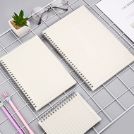 COD A5 Blank/Line Refillable Plastic Cover Note-book Loose Leaf 60 sheets Journal Notebook Muji Note