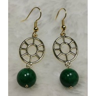 Jade Earring (14K Gold)