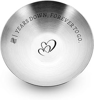 6th Anniversary Iron Gift for Him Her, Iron Gifts for 6th Anniversary, 6 Year for Her, 4" Ring Holde