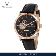 【2 Years Warranty】 Maserati Epoca 42mm Black Dial Mens Automatic นาฬิกาข้อมือ R8821118009 With Lumin