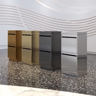 DT48-22 Stainless Steel Table With 2 Drawers Shiny Gold Color J8-2