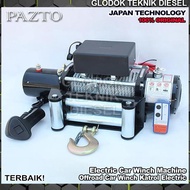 ELECTRIC CAR TOWING WIRE ROPE WINCH HOIST 13500 LBS X 30 & 26 METERS 24 & 12 HEAVY DUTY HD 1 PHASE C