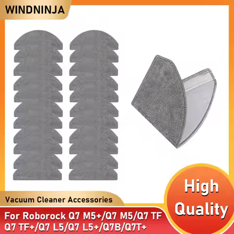 Mop Cloth For Roborock Q7 M5 Q7 M5+ Q7 TF Q7 TF+ Q7 L5 Q7 L5+ Q7T+ Q7B Robot Vacuum Cleaner Replacem