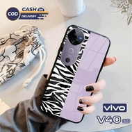 VIVO V40 & V40 PRO Glass Softcase - V40 & V40 PRO Mobile Phone Case [T87].