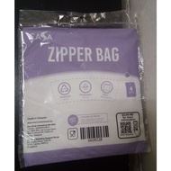 Casa 20 x 20 inch Clear LDPE Zipper Bag 110g 4pcs