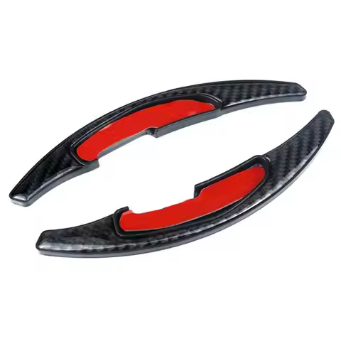 Exquisite 6X Carbon Fiber Steering Wheel Paddle Shifter Gear Shift Shifter Extension For-BMW M Serie